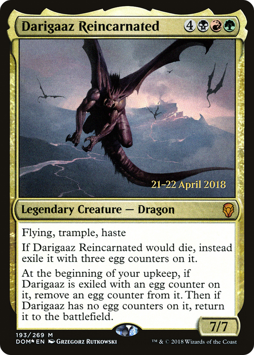 Darigaaz Reincarnated (PRE-193S) - mythic - Foil