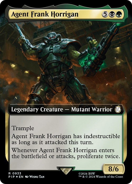 Agent Frank Horrigan (PIP-933) - rare: (Extended Art) - Foil