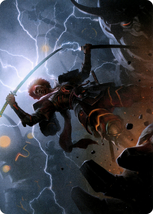 Raiyuu, Storm's Edge // Raiyuu, Storm's Edge (ANEO-031) - common (Borderless) - Foil