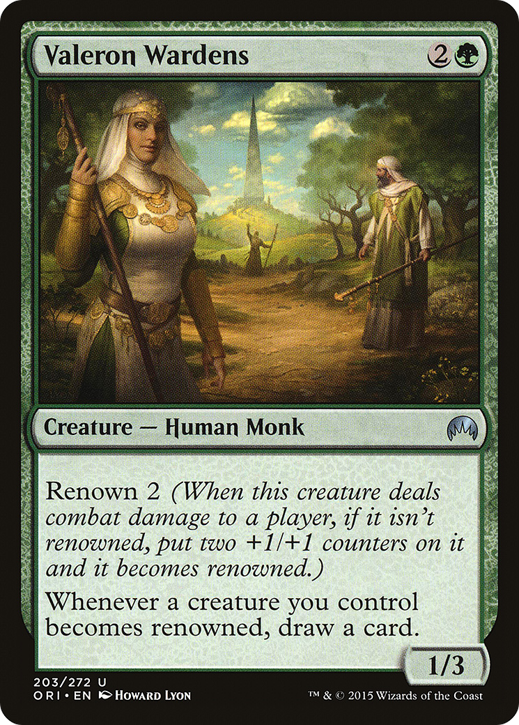 Valeron Wardens (ORI-203) - uncommon - Foil