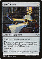 Hero's Blade (FRF-160) - uncommon - Foil
