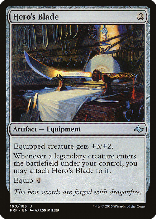 Hero's Blade (FRF-160) - uncommon