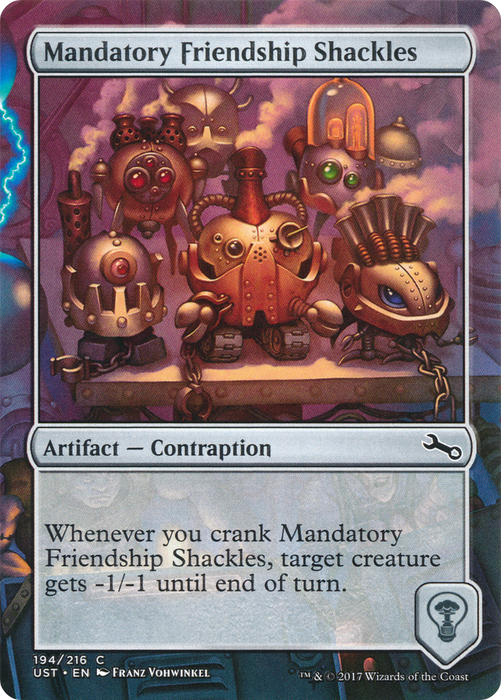 Mandatory Friendship Shackles (UST-194) - common (Borderless) - Foil