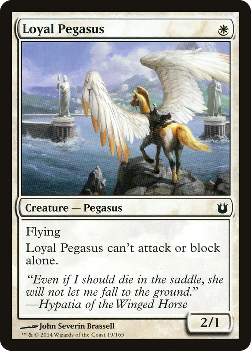 Loyal Pegasus (BNG-019) - common - Foil