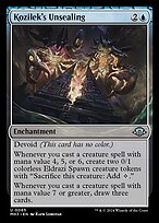 Kozilek's Unsealing (MH3-065) - uncommon: (devoid)