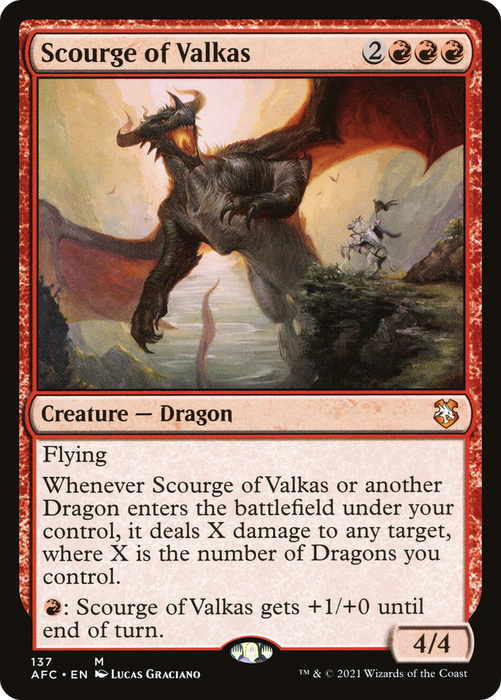 Scourge of Valkas (AFC-137) - mythic