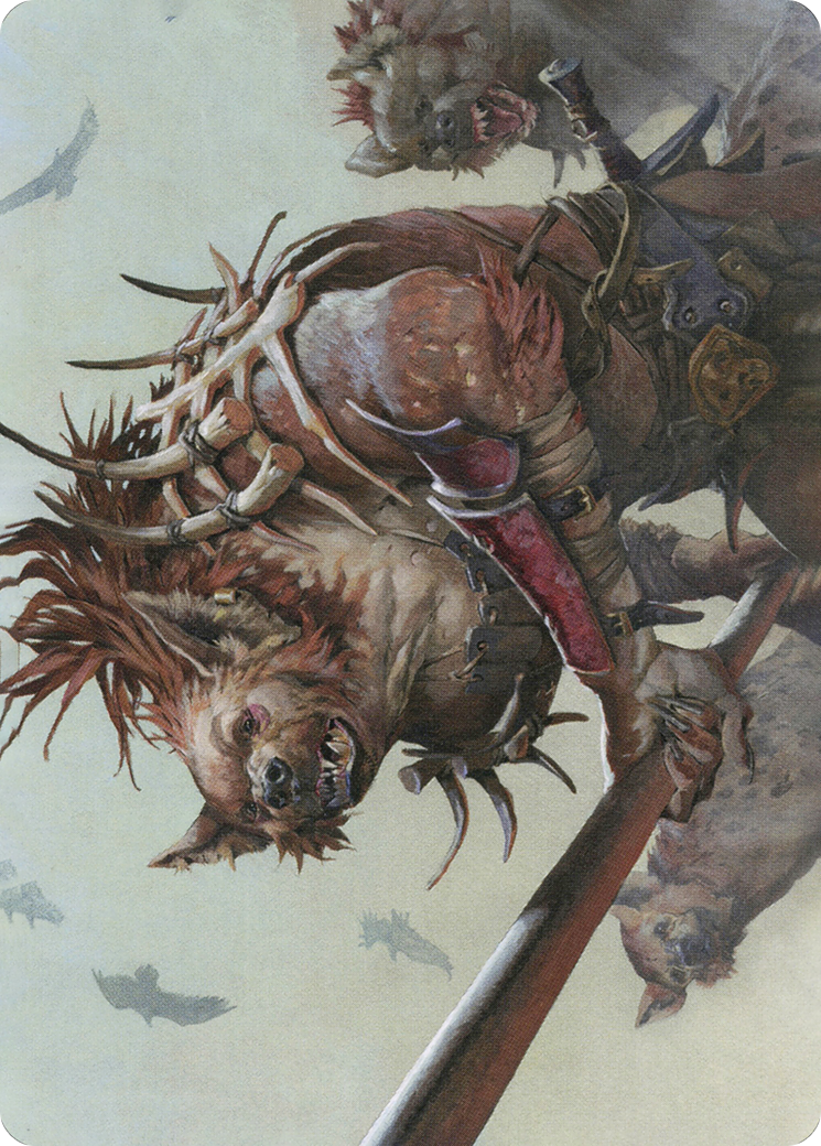 Gnoll Hunter // Gnoll Hunter (AAFR-011) - common (Borderless) - Foil