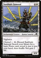 Sunblade Samurai (NEO-039) - common: (enchantment)