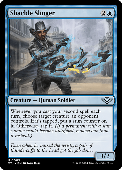 Shackle Slinger (OTJ-065) - uncommon - Foil