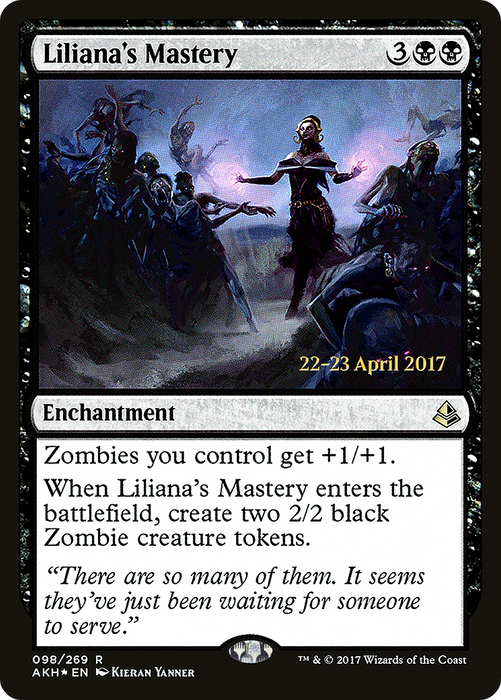 Liliana's Mastery (PRE-98S) - rare - Foil