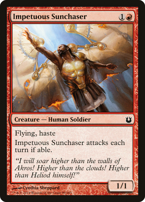 Impetuous Sunchaser (BNG-099) - common - Foil