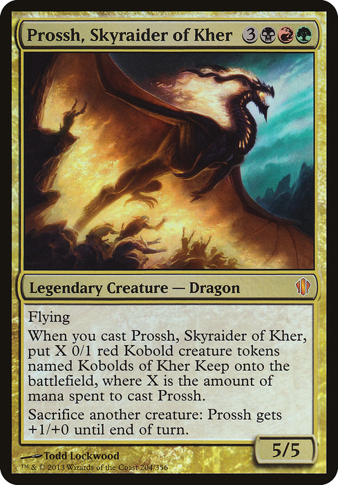 Prossh, Skyraider of Kher (OVER-204) - mythic - Foil