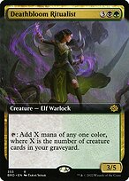 Deathbloom Ritualist (BRO-353) - rare: (Extended Art) - Foil