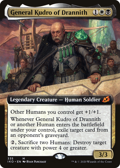 General Kudro of Drannith (IKO-335) - mythic: (Extended Art) - Foil