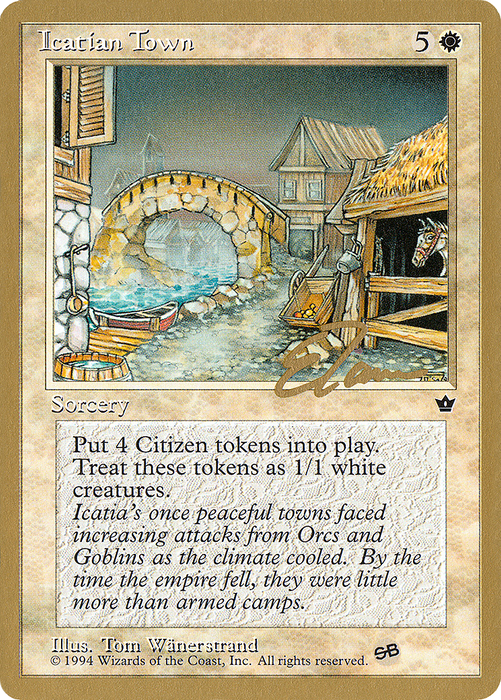 Icatian Town (WCD-ET15SB) - rare