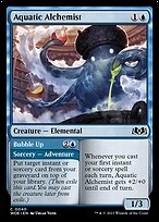 Aquatic Alchemist // Bubble Up (WOE-040) - common - Foil