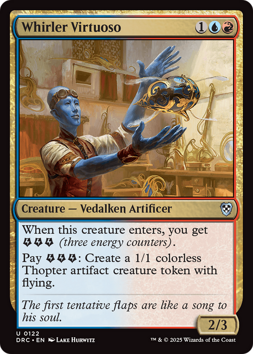 Whirler Virtuoso (DRC-122) - uncommon - Foil