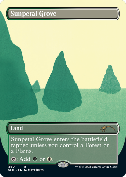 Sunpetal Grove (SLD-460) - rare (Borderless)