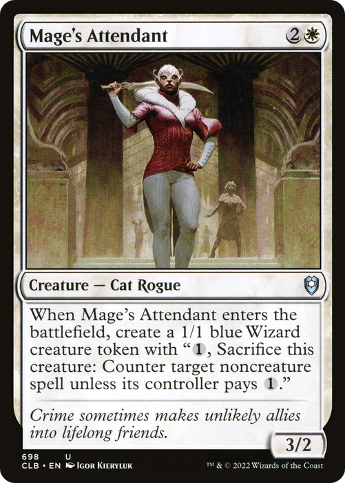 Mage's Attendant (CLB-698) - uncommon