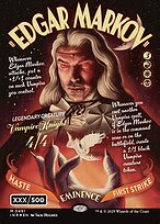 Edgar Markov (INR-491) - mythic: (Showcase) (Borderless) - Foil