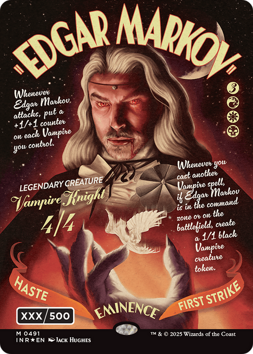 Edgar Markov (INR-491) - mythic: (Showcase) (Borderless)