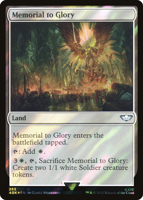 Memorial to Glory (40K-283★) - uncommon - Foil