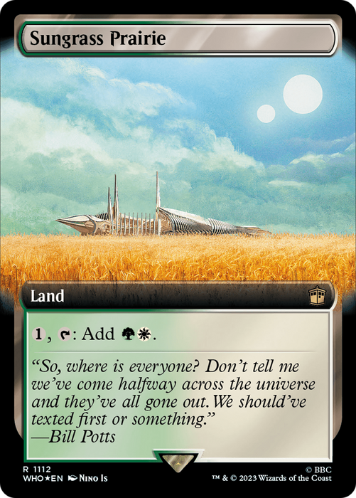 Sungrass Prairie (WHO-1112) - rare: (Extended Art) - Foil