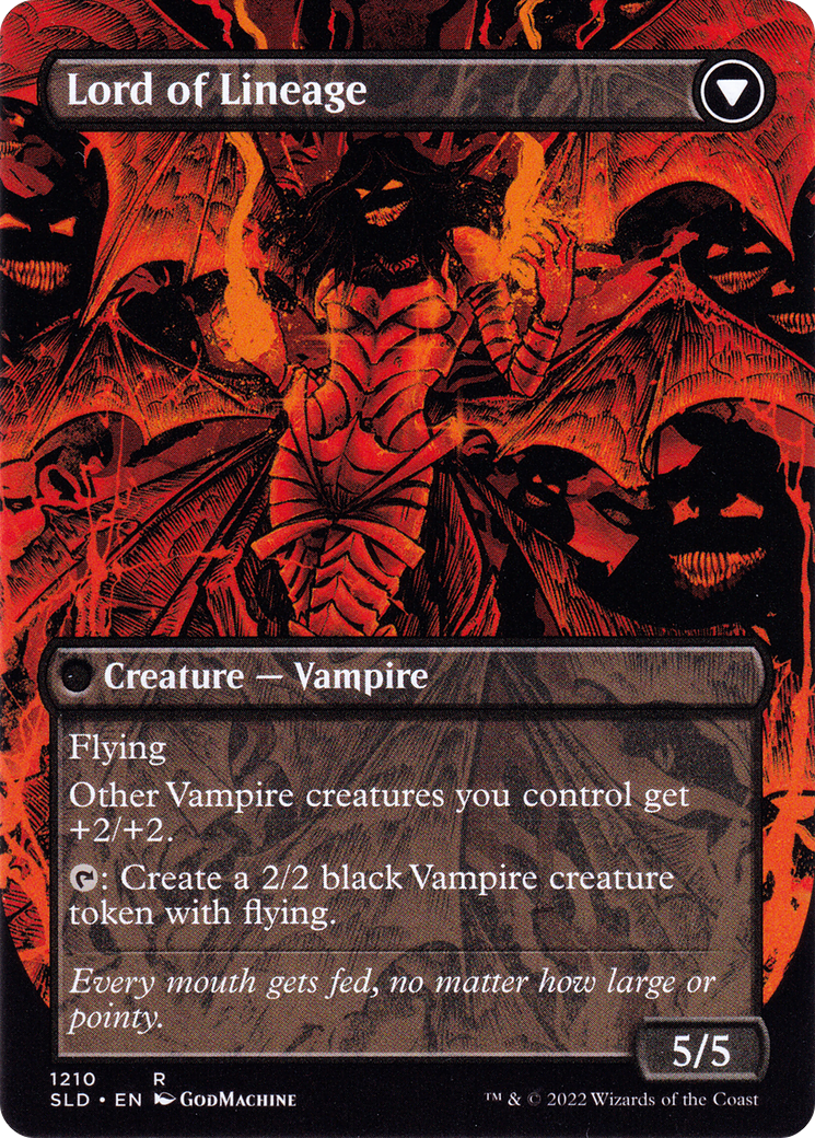 Bloodline Keeper // Lord of Lineage (SLD-1210) - rare (Borderless)