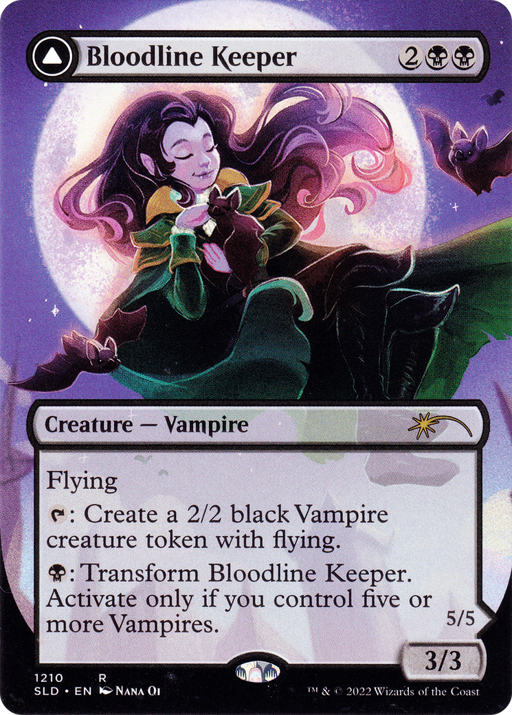 Bloodline Keeper // Lord of Lineage (SLD-1210) - rare (Borderless)