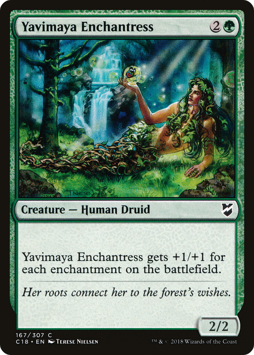 Yavimaya Enchantress (C18-167) - common