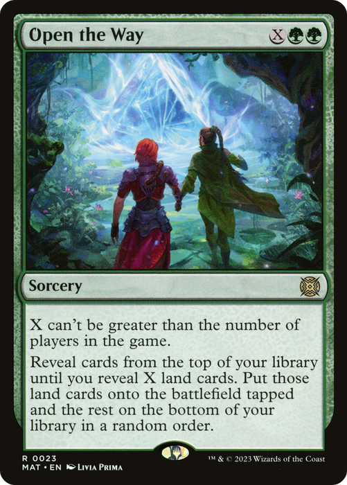 Open the Way (MAT-023) - rare - Foil