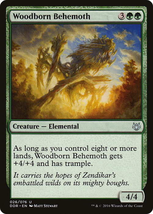Woodborn Behemoth (DDR-026) - uncommon