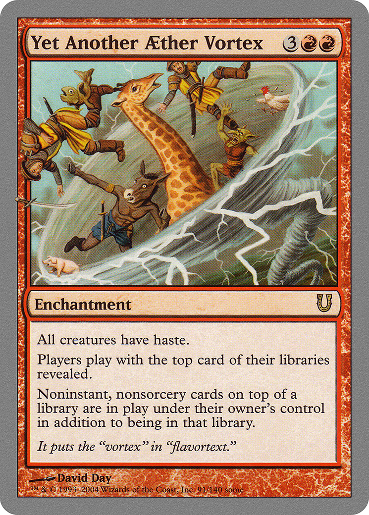 Yet Another Aether Vortex (UNH-091) - rare - Foil
