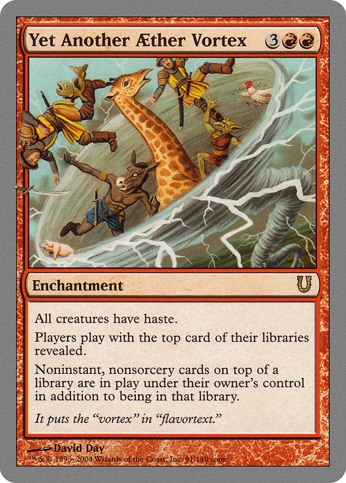Yet Another Aether Vortex (UNH-091) - rare - Foil