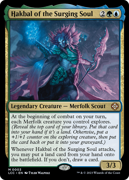 Hakbal of the Surging Soul (LCC-003) - mythic