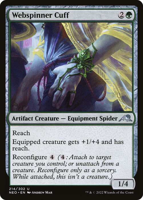 Webspinner Cuff (NEO-214) - uncommon - Foil