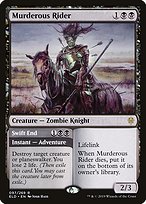 Murderous Rider // Swift End (ELD-097) - rare - Foil