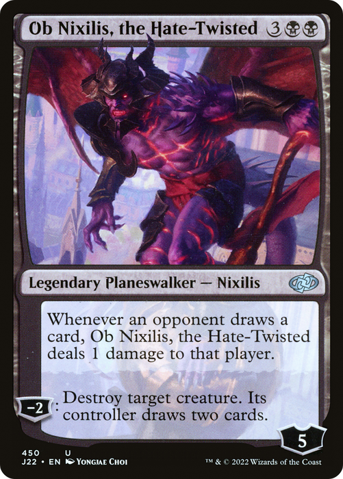 Ob Nixilis, the Hate-Twisted (J22-450) - uncommon