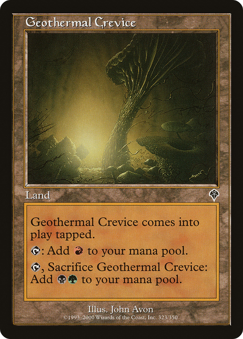 Geothermal Crevice (INV-323) - common - Foil