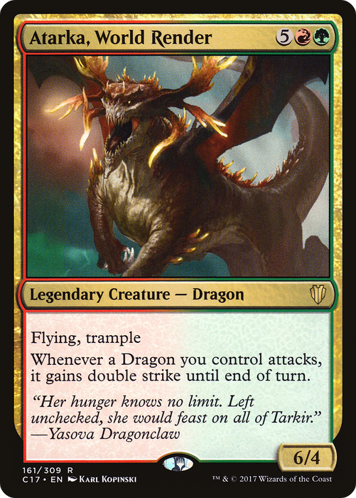 Atarka, World Render (C17-161) - rare