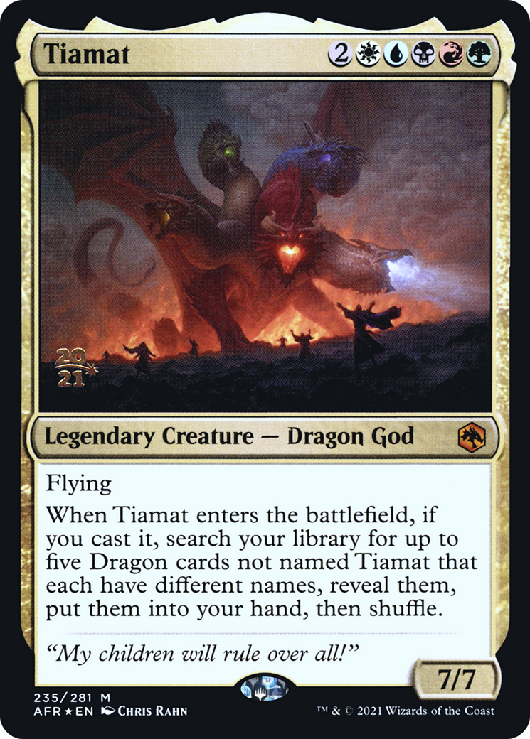 Tiamat (PRE-235S) - mythic - Foil