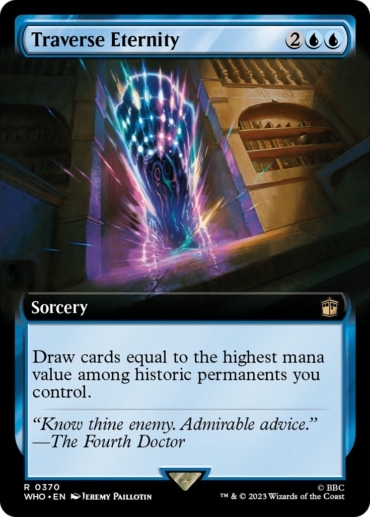 Traverse Eternity (WHO-370) - rare: (Extended Art)