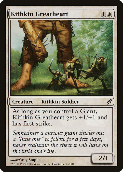 Kithkin Greatheart (LRW-025) - common - Foil