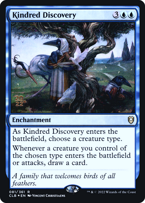 Kindred Discovery (PRE-81S) - rare - Foil