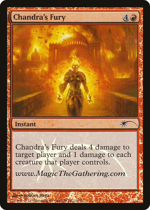 Chandra's Fury (MEDIA-005) - rare - Foil