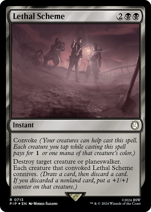 Lethal Scheme (PIP-713) - rare - Foil