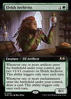 Elvish Archivist (WOE-355) - rare: (Extended Art)