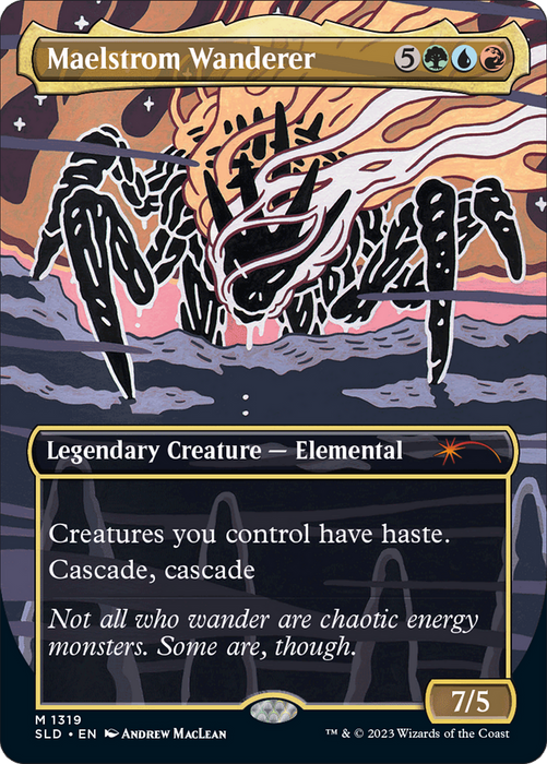 Maelstrom Wanderer (SLD-1319) - mythic (Borderless) - Foil