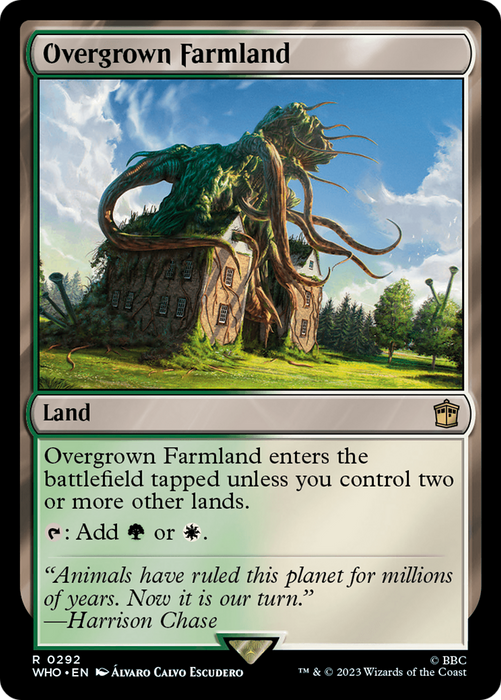 Overgrown Farmland (WHO-292) - rare - Foil