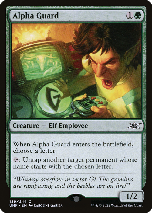 Alpha Guard (UNF-129) - common - Foil